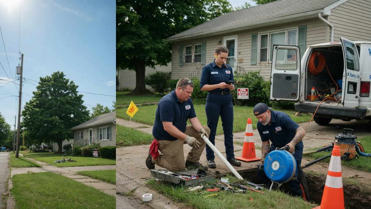 Sewer Line Repair in Freelandville, IN near me